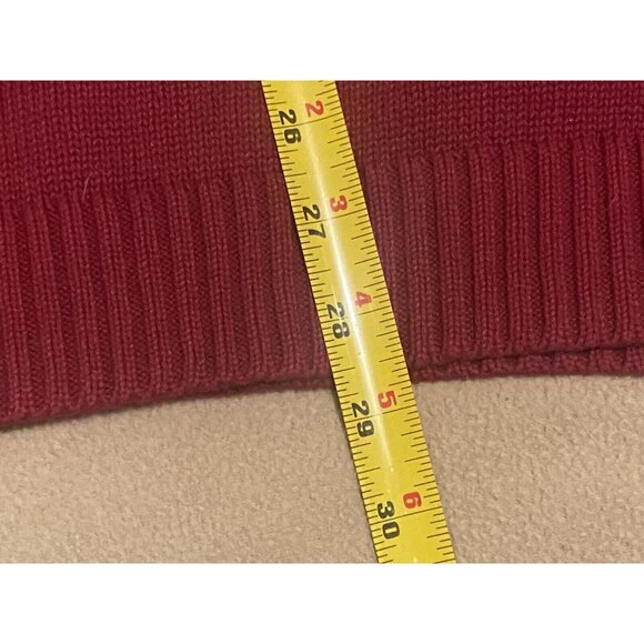 Retreat Sweater Men's Red Medium (40) Cotton Long Sleeve Shirt Preppy - Picture 5 of 6